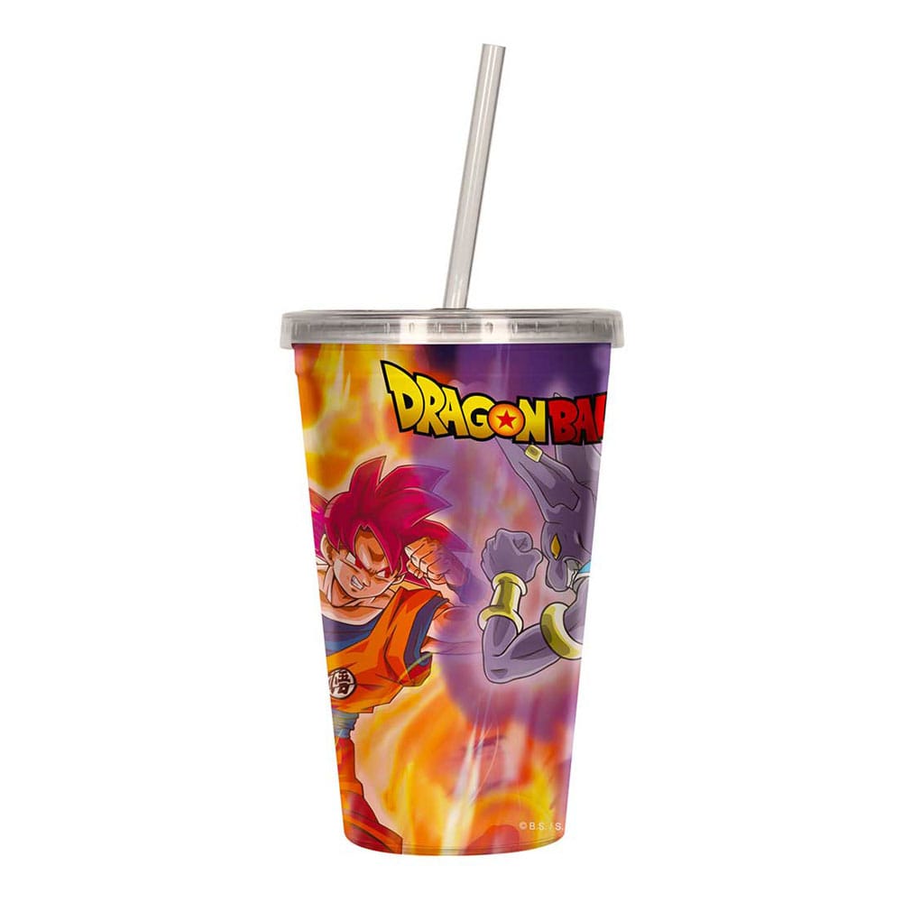 Dragon Ball Super Battle of Gods 3D Cup and Straw