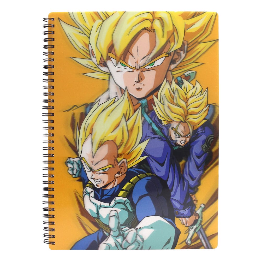 Dragon Ball Saiyans Notebook with 3D Effect