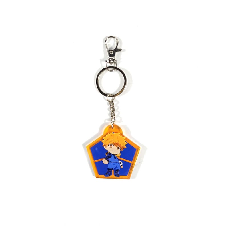 Blue Lock Rensuke Kunigami Chibi Acrylic Keychain Blue Lock 5 centimeters