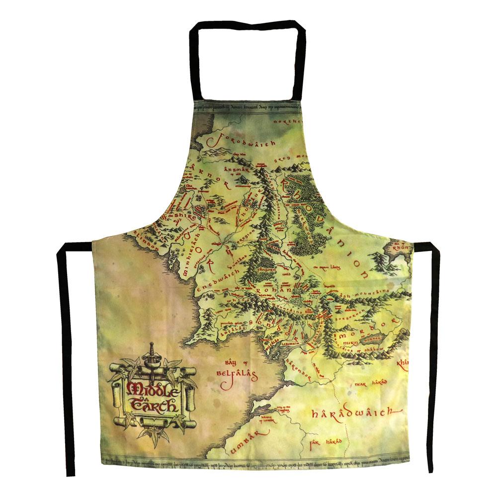 Lord of the Rings Middle Earth Map Cooking Apron