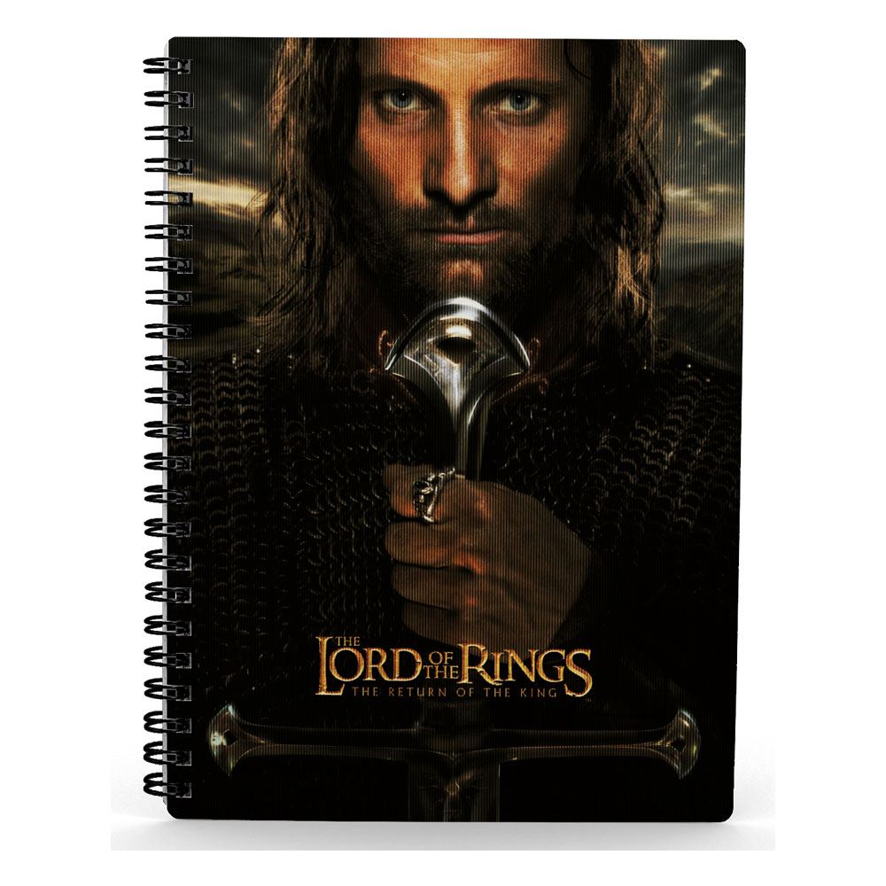 Lord of the Rings Aragorn Notebook 3D Effect