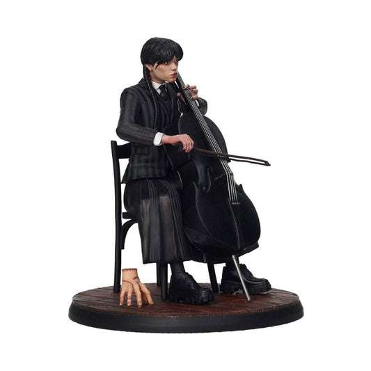 Official Wednesday Addams Wednesday With Cello Figure