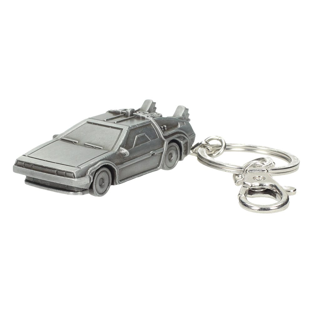Back to the Future DeLorean Metal Keychain 7 cm