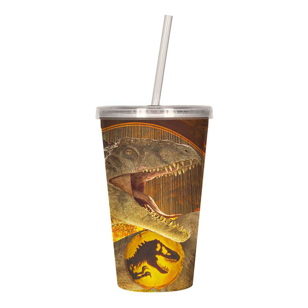 Jurassic World Dominion 3D Cup and Straw