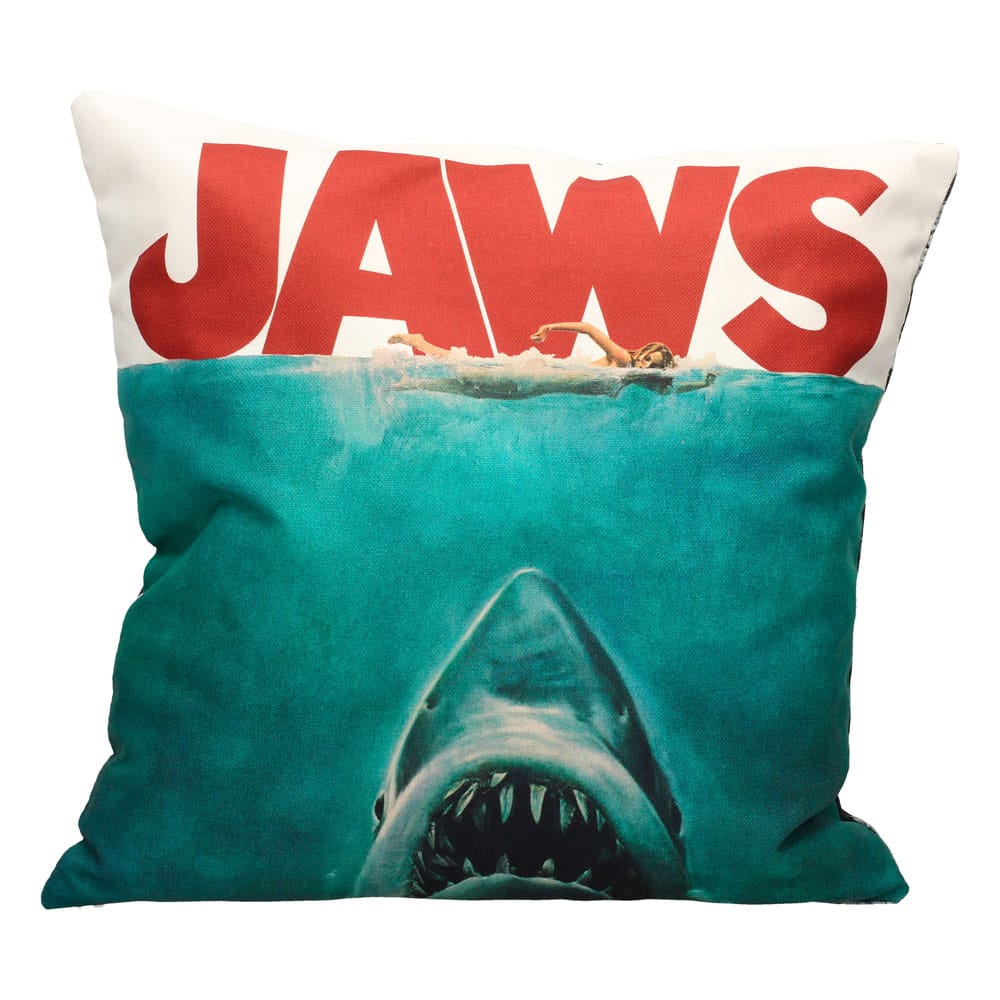 Jaws Poster Collage Pillow 45 cm