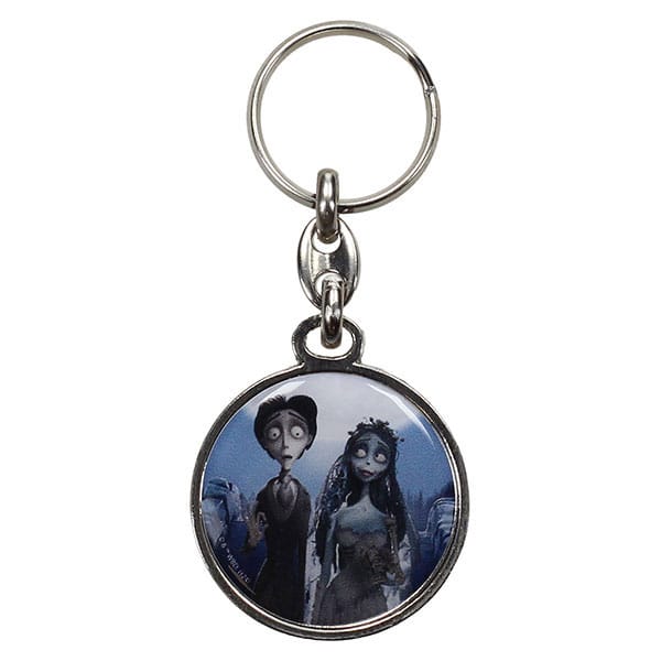Corpse Bride Victor and Emily Corpse Bride Metal Keychain