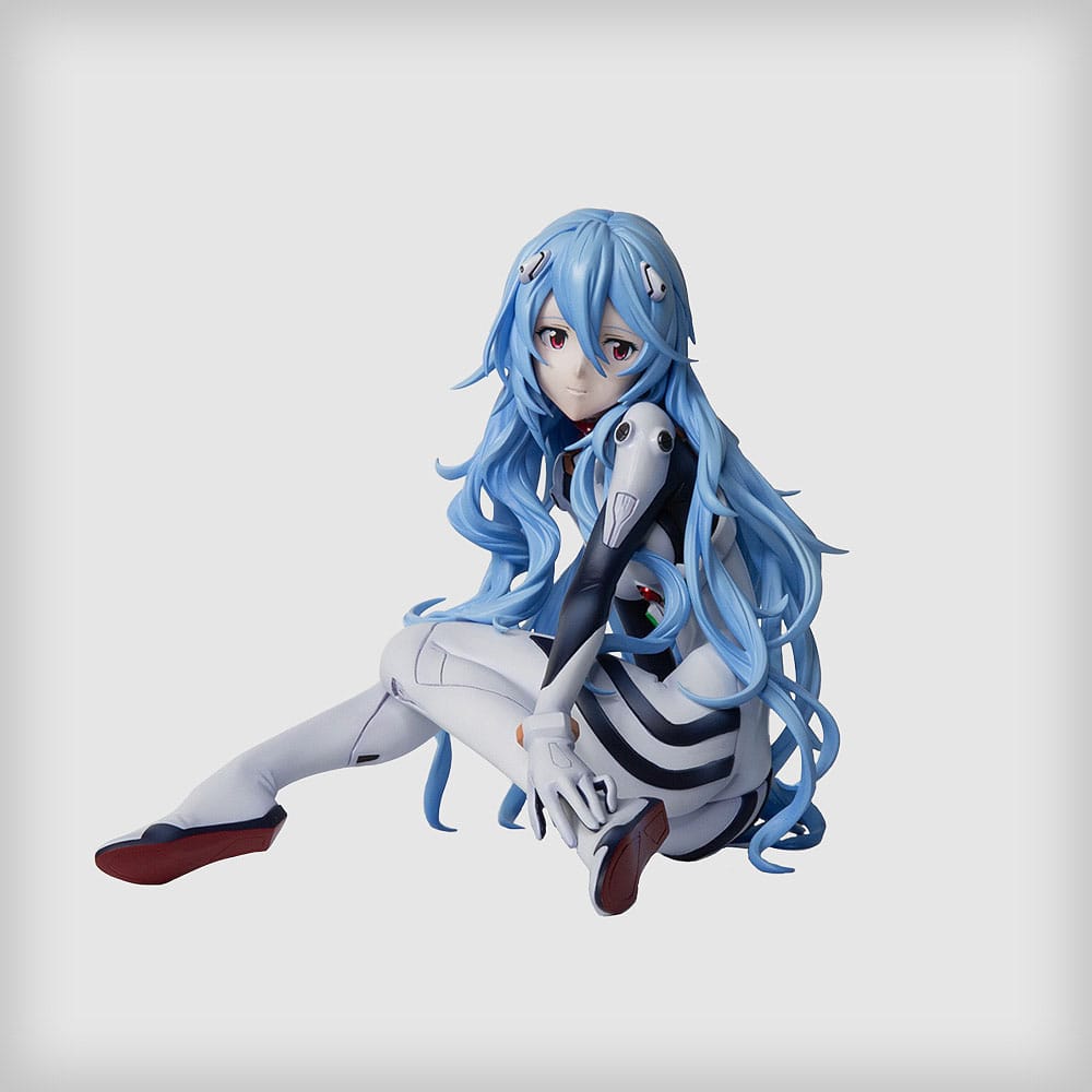 Sega Rei Ayanami Rebuild of Evangelion PVC Statue 1 7 Scale Long Hair Ver 11cm