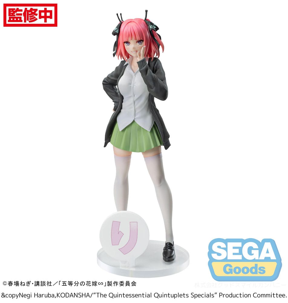 Sega Nino Nakano The Quintessential Quintuplets Luminasta PVC Statue 20cm