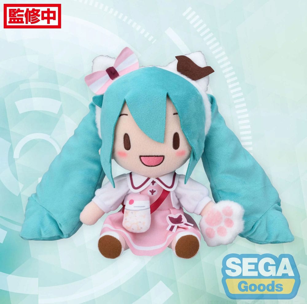 Sega Hatsune Miku Character Vocal Series 01 Fuwa Petit Plush Figure Theme Park Ver M 25cm