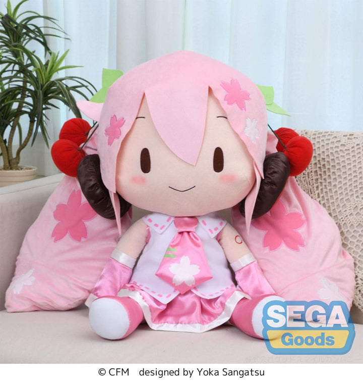 Crypton Hatsune Miku Sakura Miku Fuwa Petit Plush Figure Jumbo 50 cm