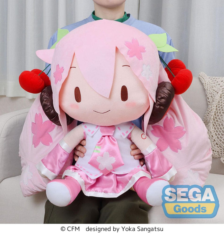 Crypton Hatsune Miku Sakura Miku Fuwa Petit Plush Figure Jumbo 50 cm