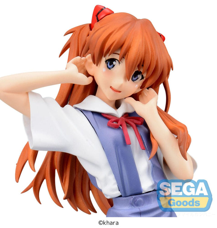 Neon Genesis Evangelion Asuka Uniform PVC Statue Stellar Version 21 cm