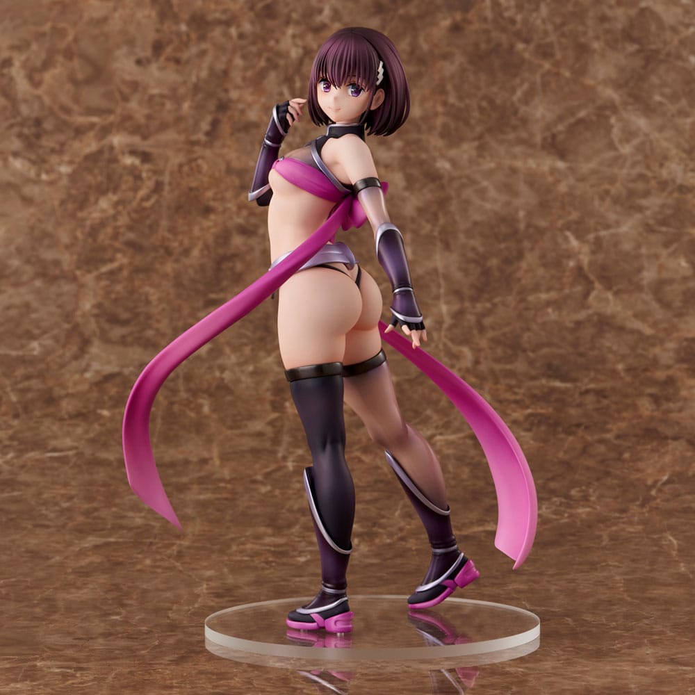 Ayakashi Triangle Suzu Kanade Purification Ninja Costume PVC Statue 25cm