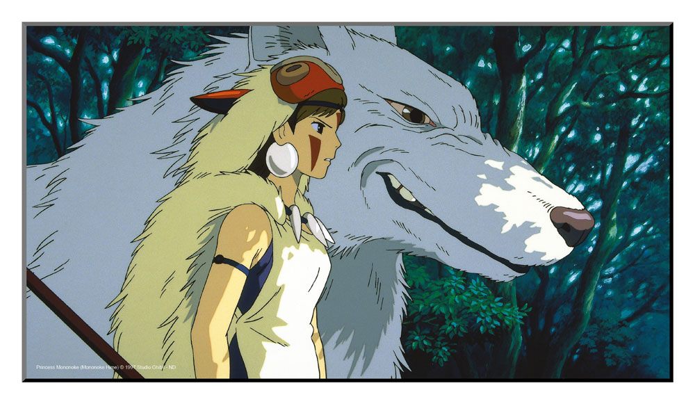 Studio Ghibli Princess Mononoke Wooden Wall Art