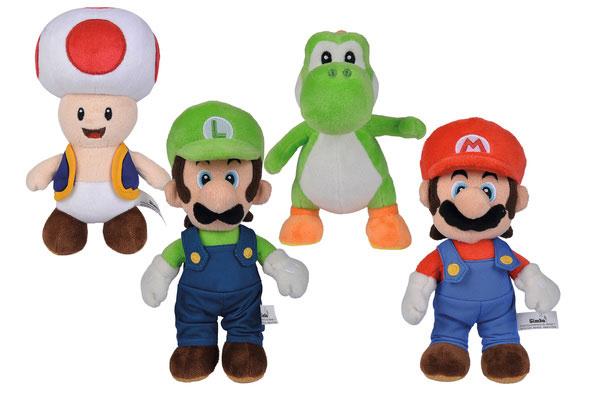 Nintendo Super Mario All Stars Plush Figures Assortment 12 Pieces 20cm