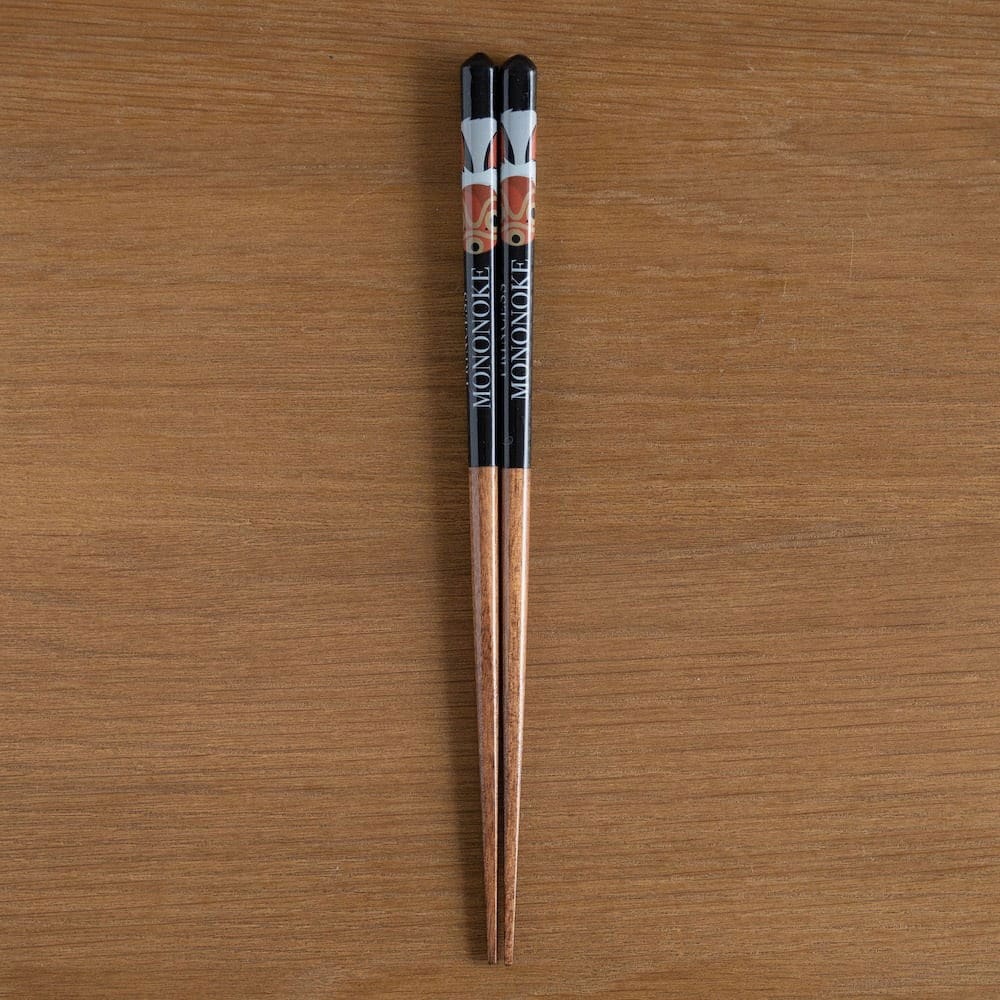 Studio Ghibli San Princess Mononoke Chopsticks Lacquered Sketch Sans Mask 21cm