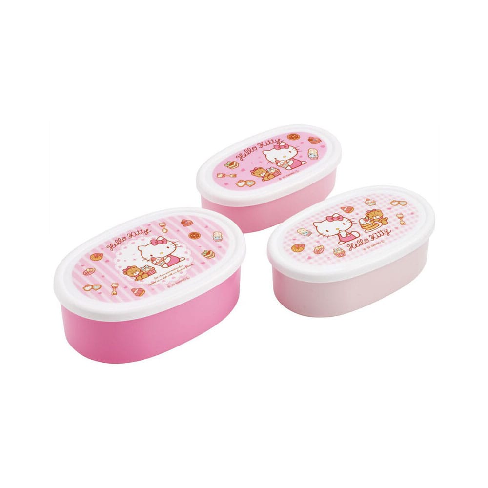 Hello Kitty Sweety Pink Hello Kitty Set of 3 Lunch Box