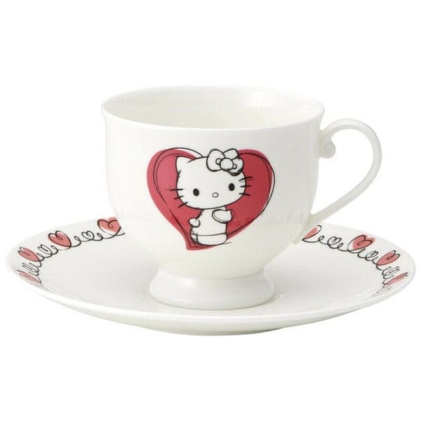 Sanrio Hello Kitty Sanrio Bone China Mug and Plate Set