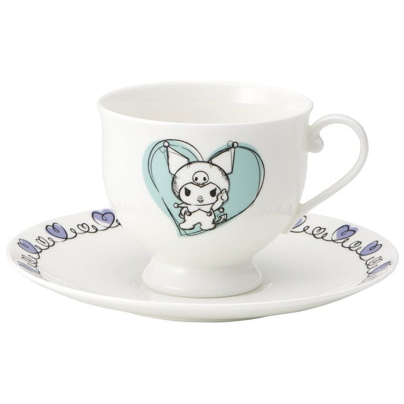 Sanrio Kuromi Sanrio Bone China Mug and Plate Set