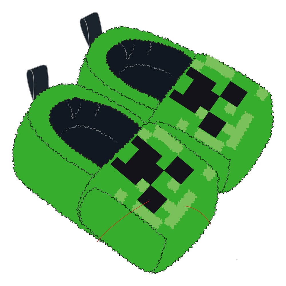 Minecraft Slippers Size S M