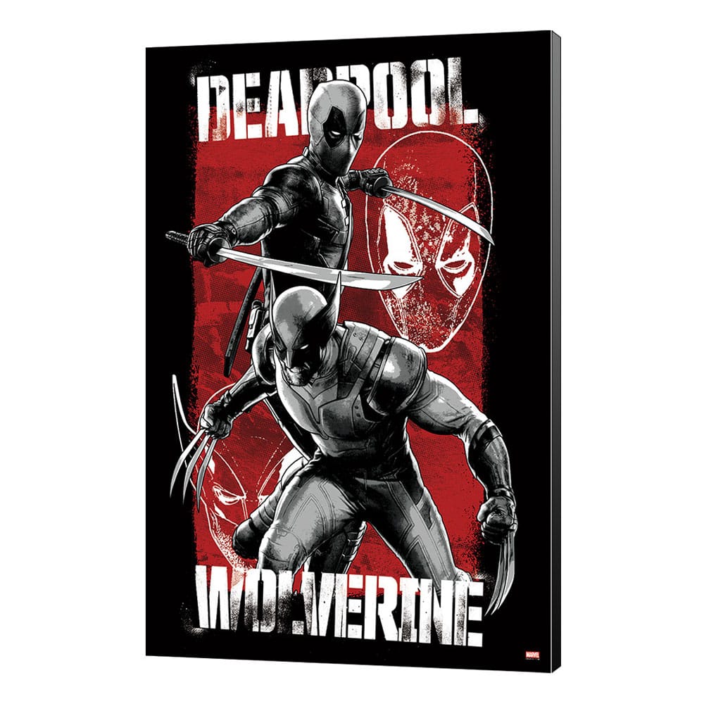 Official Marvel Deadpool & Wolverine #3 Maximum Effort 35 x 50cm Wooden Wall Art