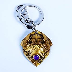 Warhammer 40K Custodian Shoulder Plate Metal Keychain