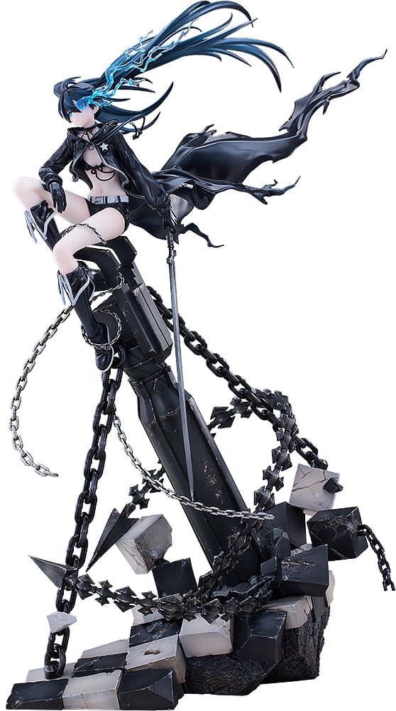 Black Rock Shooter Black Rock Shooter PVC Statue Pilot Edition Ver 29 cm 1 7 Scale