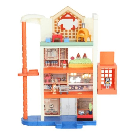 Bluey Shopping Mall with Accessories Bluey Play Set