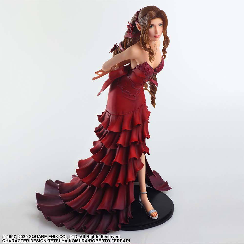 Square Enix Aerith Gainsborough Final Fantasy VII Remake Static Arts Statue