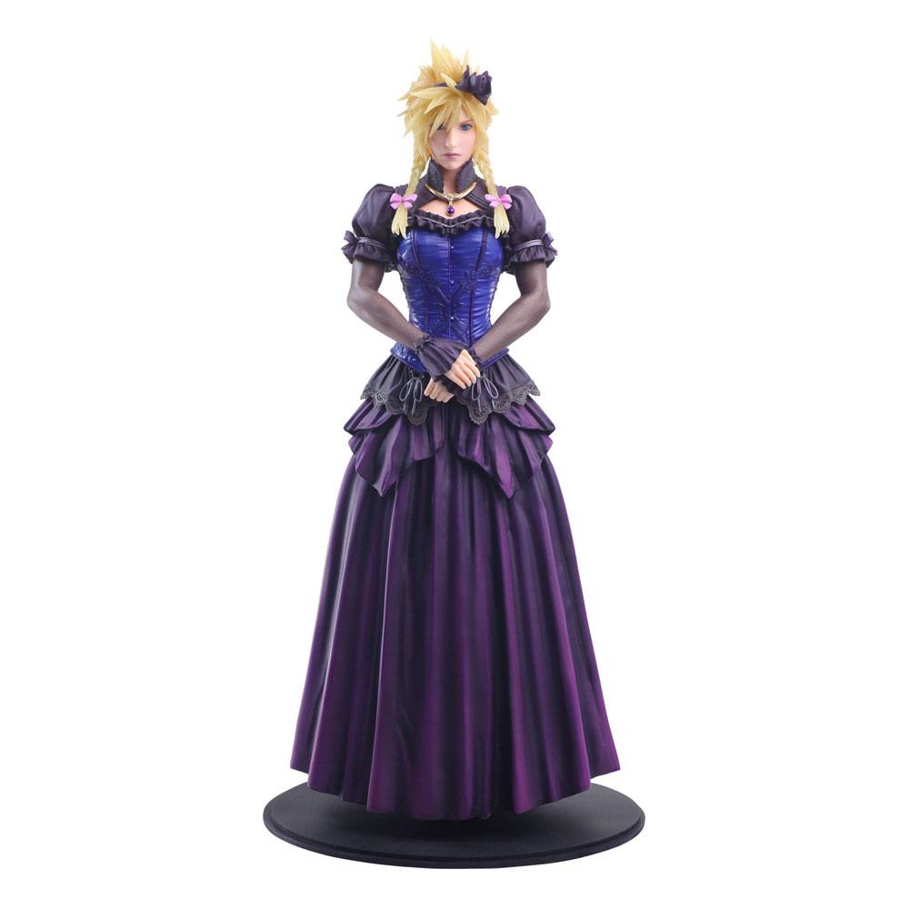 Square Enix Cloud Strife Static Arts Gallery Final Fantasy VII Remake Dress Version Statue 28 cm
