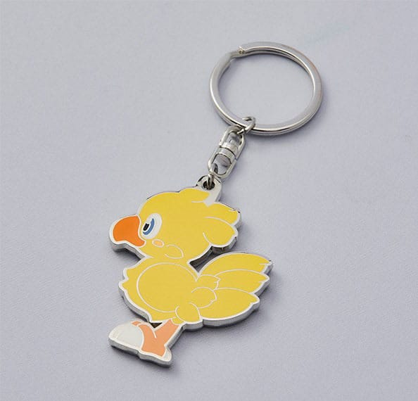 Final Fantasy Series Chocobo Metal Keychain