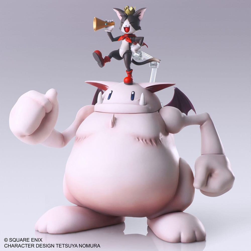 Final Fantasy VII Cait Sith Fat Moogle Bring Arts Action Figure Set