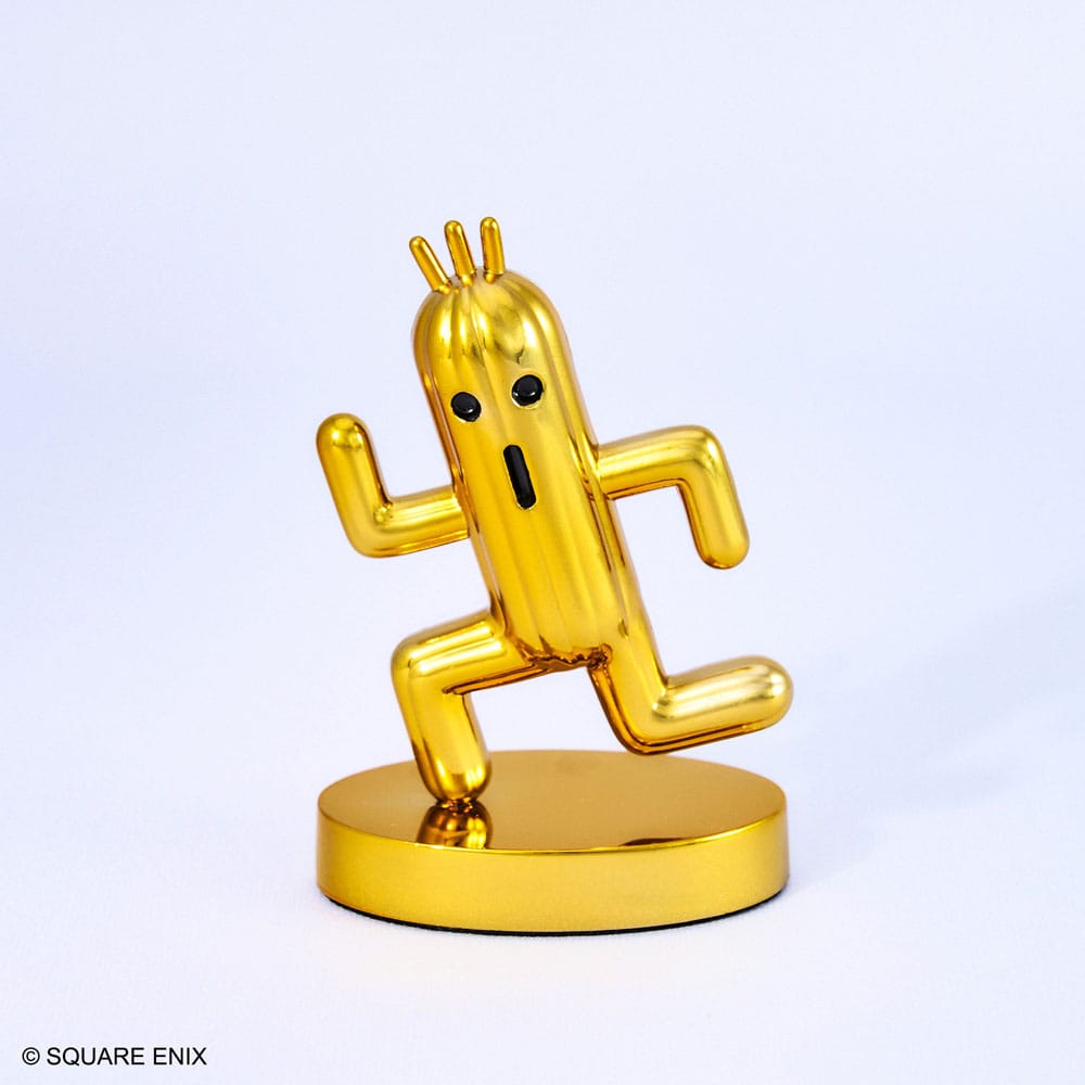 Final Fantasy Cactuar Bright Arts Gallery Diecast Mini Figure Gold 7 cm