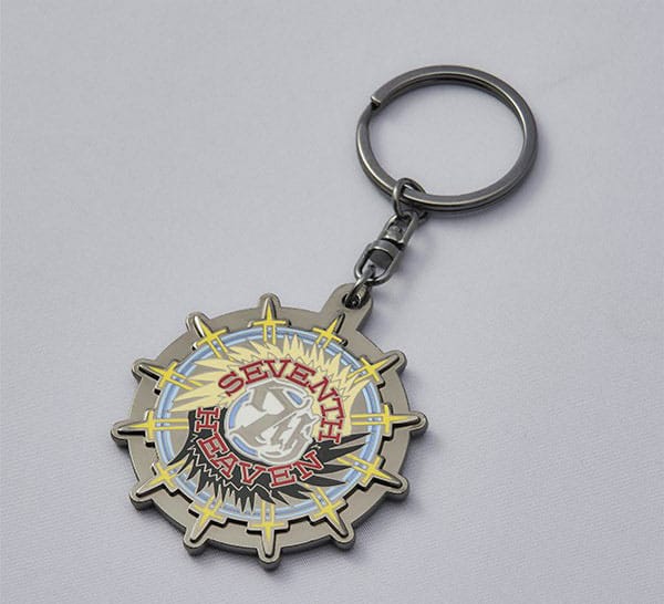 Final Fantasy VII Rebirth Seventh Heaven Metal Keychain