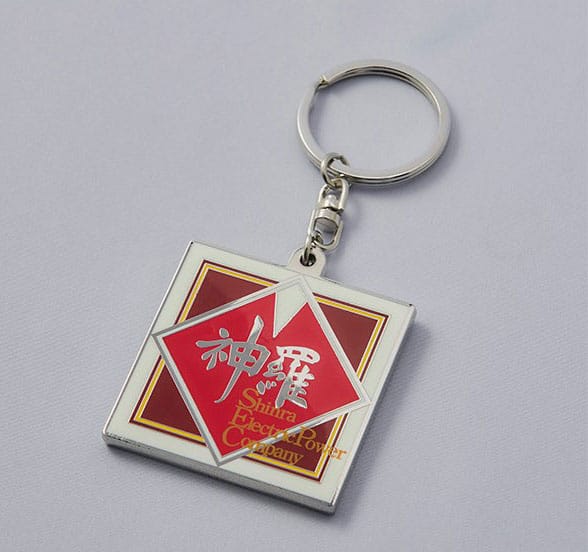 Final Fantasy VII Rebirth Shinra Metal Keychain Accessory