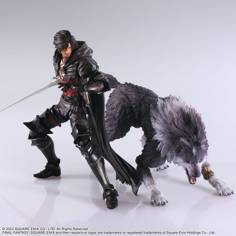 Final Fantasy XVI Clive Rosfield and Torgal Bring Arts Action Figure Set