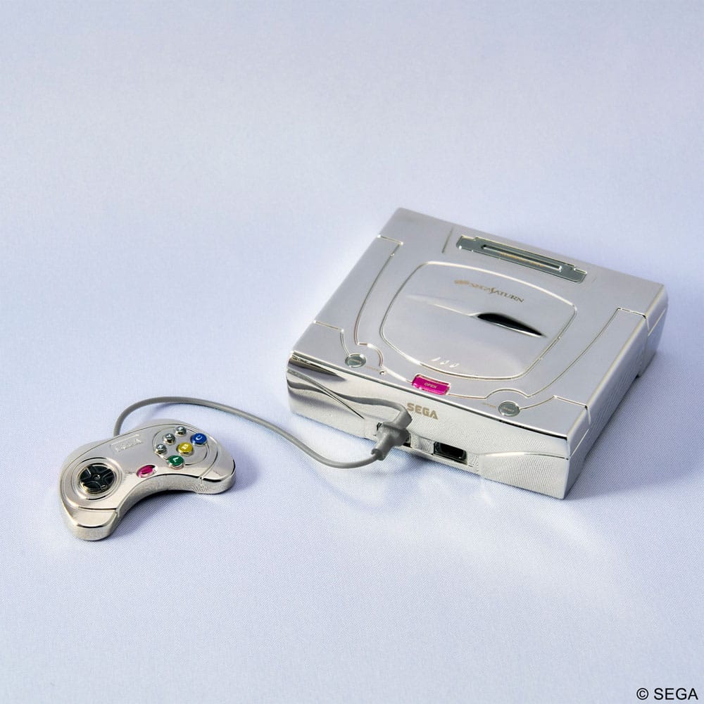 Bright Arts Sega Saturn White Sega Hardware Series Diecast Mini Figure