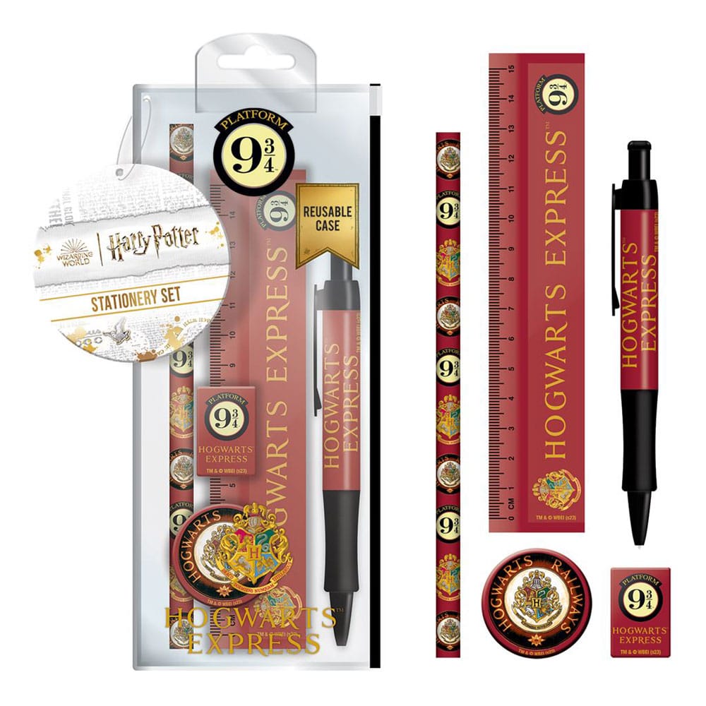 Harry Potter Platform 9 3 4 5 Piece Stationery Set