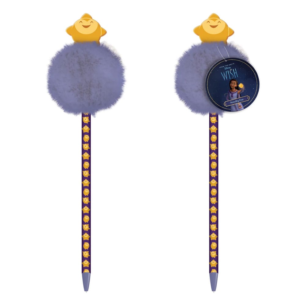 Wish Pom Pom Pen Wish Upon A Star Design