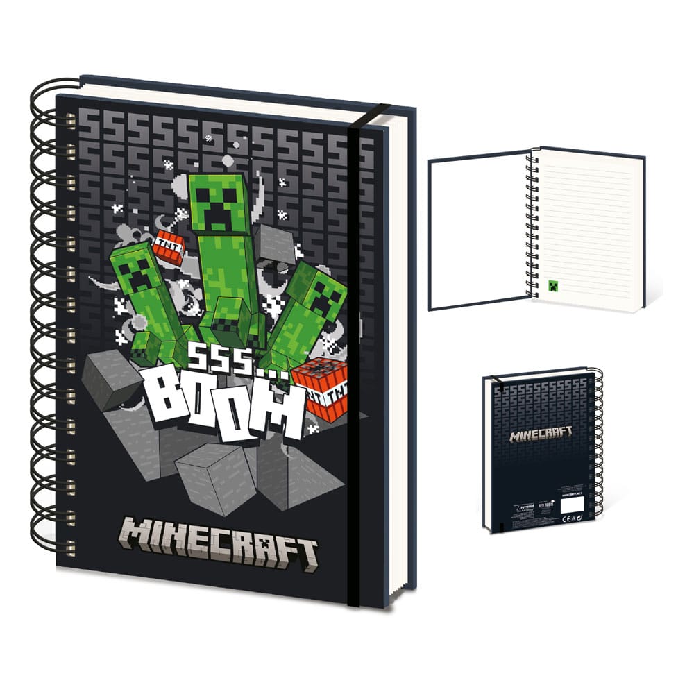 Minecraft 3D Wiro Notebook A5 Size