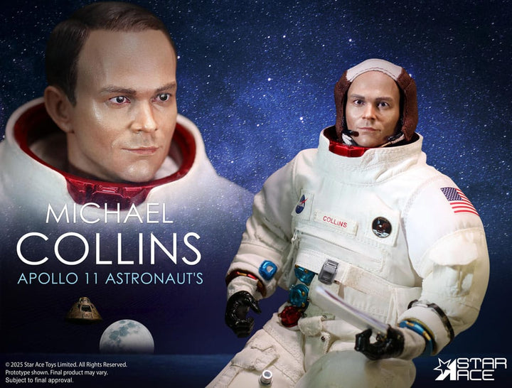 NASA Apollo 11 Michael Collins Action Figure 1 6 Scale 30 cm