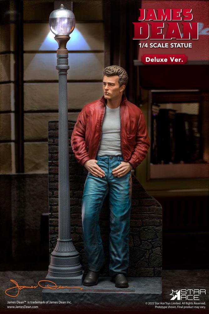 James Dean James Dean My Favourite Legend Statue Red Jacket Deluxe Version 1/4 Scale Figure 52 cm