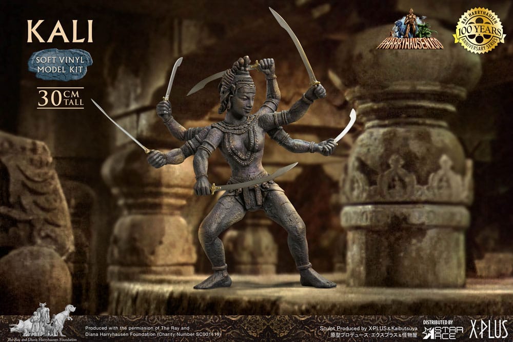 Ray Harryhausen Kali Ray Harryhausen Soft Vinyl Model Kit Figure 30 cm