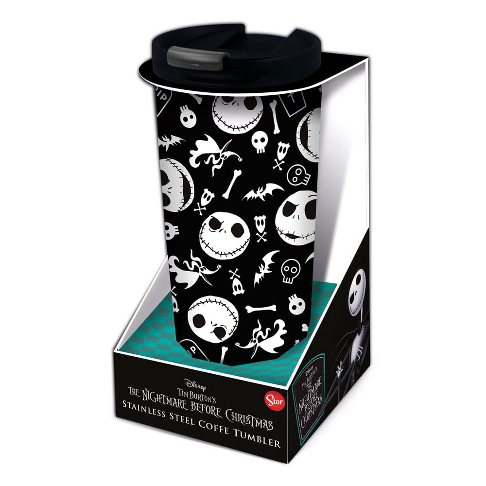 Nightmare Before Christmas Jack Face Stainless Steel Travel Tumbler