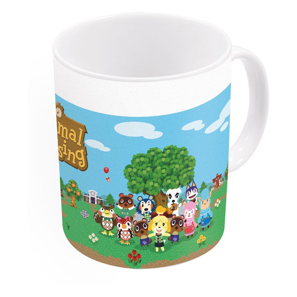 Animal Crossing Logo and Characters Mug Case 325 ml Set of 6