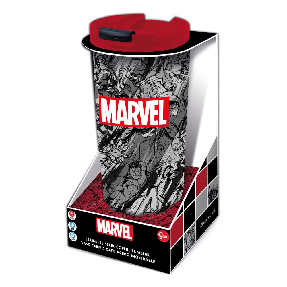 Marvel Comic Pattern Travel Tumbler Stainless Steel