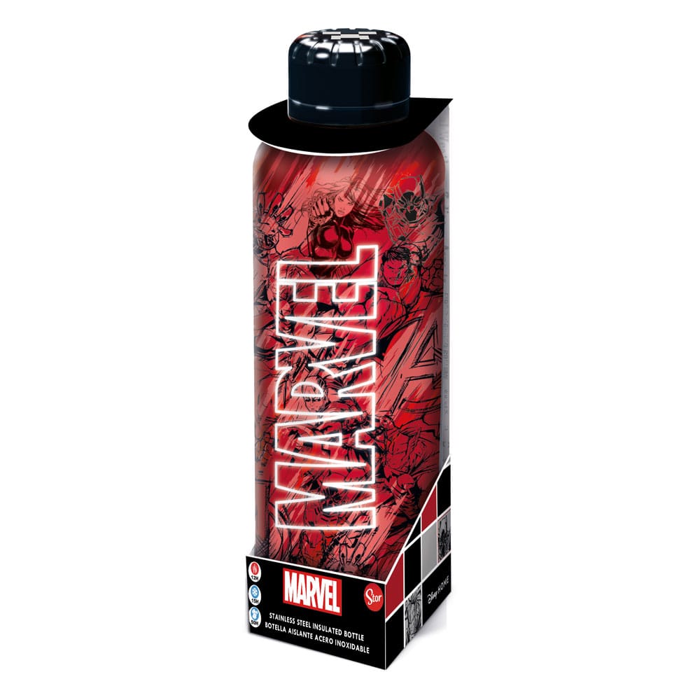 Marvel Comic Pattern Water Bottle
