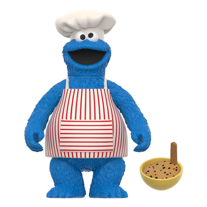 Sesame Street Chef Cookie Monster ReAction Action Figure Wave 04