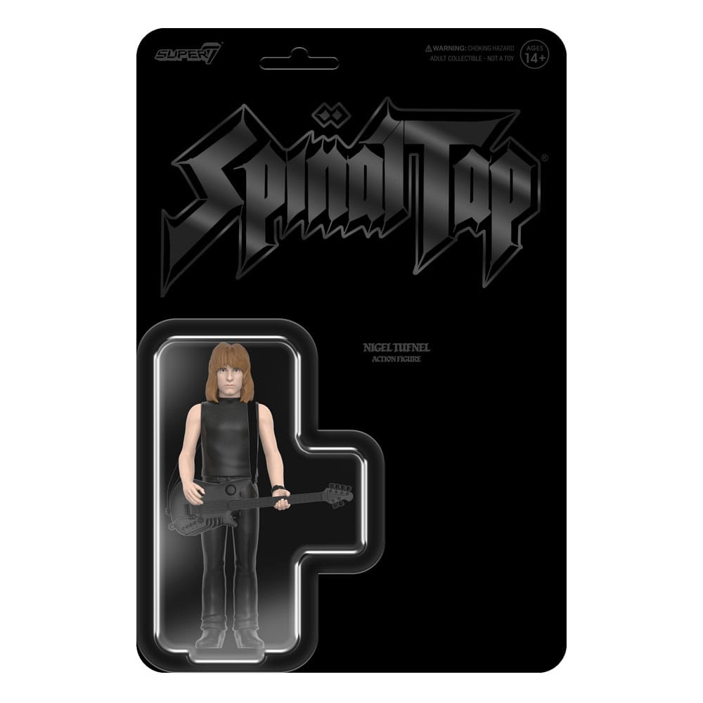 Super7 Nigel Tufnel Spinal Tap ReAction Action Figure Wave 02 None More Black