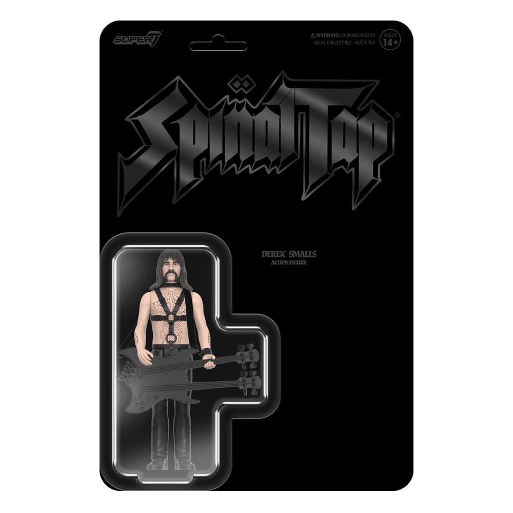 Super7 Derek Smalls Spinal Tap ReAction Action Figure Wave 02 None More Black